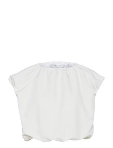 Breegz Blouse Gestuz White