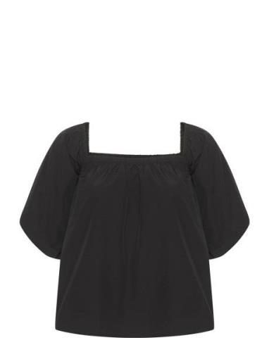 Pampagz Off Shoulder Blouse Gestuz Black