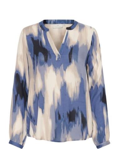 Kabeathe Blouse Kaffe Blue