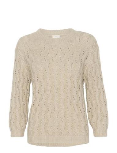 Kalena Knit Pullover Kaffe Cream