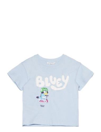 Bluey Printed T-Shirt Mango Blue