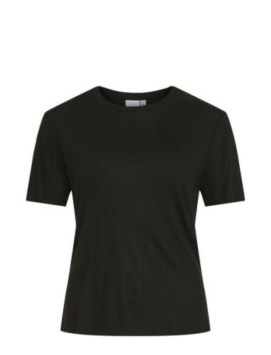 Vialexia O-Neck S/S T-Shirt - Noos Vila Black