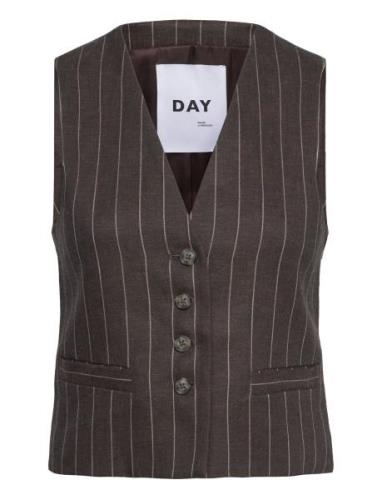 Frida - Casual Linen Stripe Day Birger Et Mikkelsen Brown