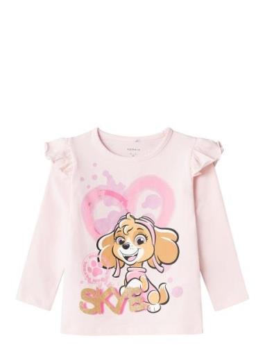 Nmfjutte Pawpatrol Ls Top Box Noos Cplg Name It Pink