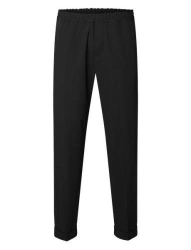 Slhstraight-Liam String Trs Flex Selected Homme Black