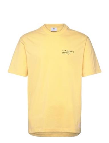 Printed Cotton-Blend T-Shirt Mango Yellow