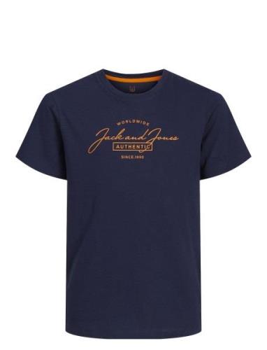 Jjferris Tee Ss Crew Neck Jnr Jack & J S Navy