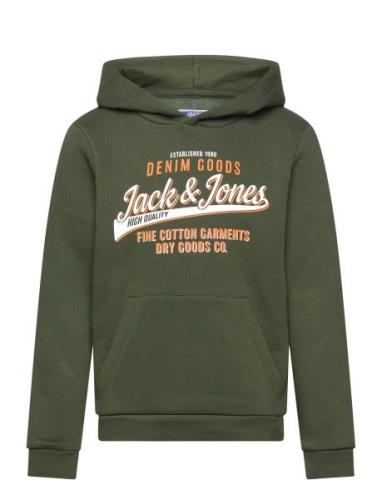 Jjelogo Sweat Hood 2 Col 24/25 Noos Mni Jack & J S Green