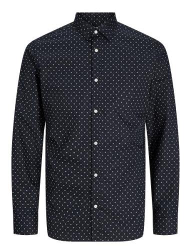 Jjjoe Print Shirt Ls Aw24 Jack & J S Black