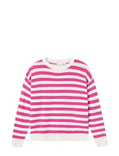 Nkfviranja Ls Loose Knit Name It Pink