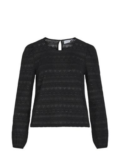 Vichikka O-Neck L/S Top Vila Black