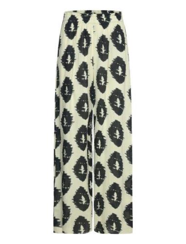 Wideleg Printed Trousers Mango Green