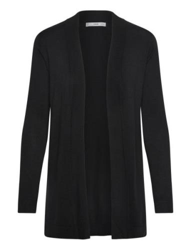 Fine-Knit Cardigan Mango Black