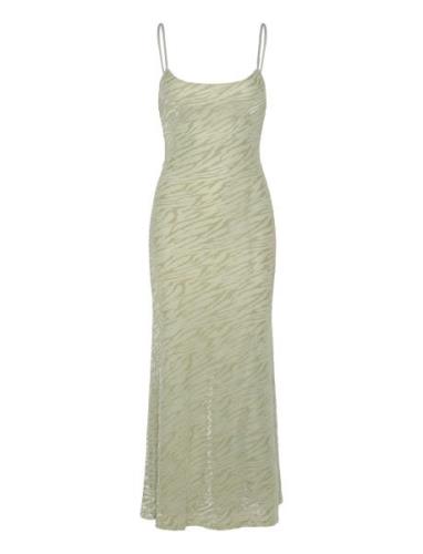 Nadira Burnout Maxi Dress Bardot Green