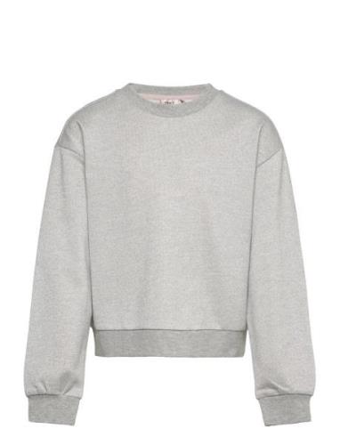 Koglaura L/S Short Glitter O-Neck Ub Swt Kids Only Grey