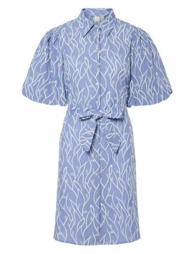 Yasmilia 2/4 Shirt Dress - D2D YAS Blue