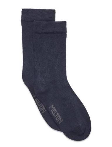 Bamboo Socks Melton Navy