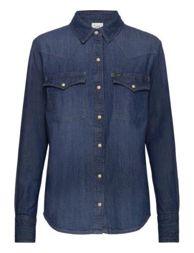 Regular Western Shirt Lee Jeans Blue