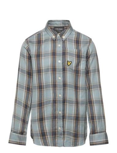 Button Down Check Shirt Lyle & Scott Blue