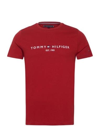 Tommy Logo Tee Tommy Hilfiger Red