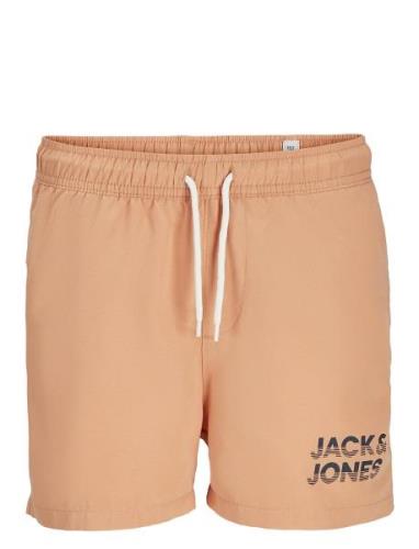 Jjstyd Swim Shorts Ln Jnr Jack & J S Orange