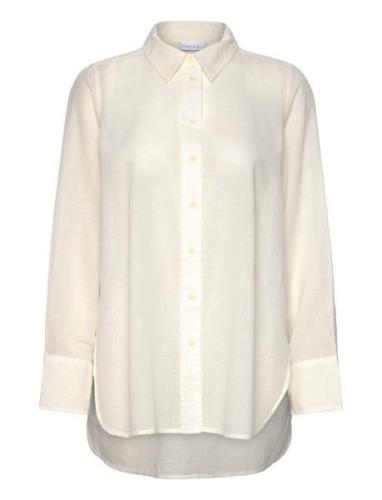 Vilinaja Button L/S Shirt - Noos Vila Cream