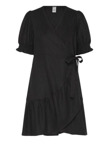 Yasflaxy Ss Wrap Dress Noos YAS Black