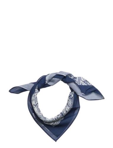 Soft Cotton Self Scarf Mads Nørgaard Blue