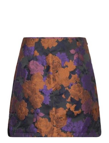 Yaspirio Hw Jacquard Skirt YAS Black