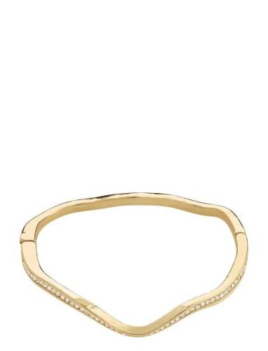 True Recycled Wavy Bangle Pilgrim Gold