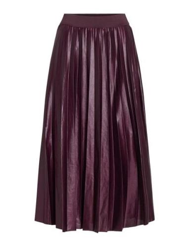 Vinitban Midi Skirt - Noos Vila Purple