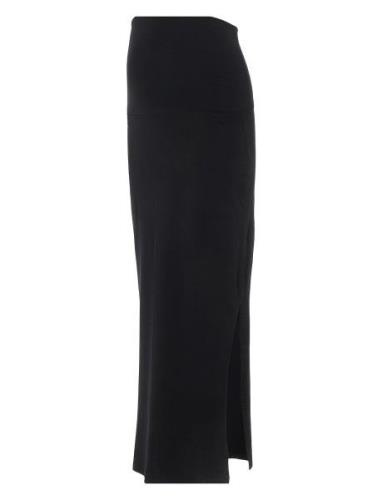 Mlemma Tube Maxi Skirt A. E. Noos Mamalicious Black