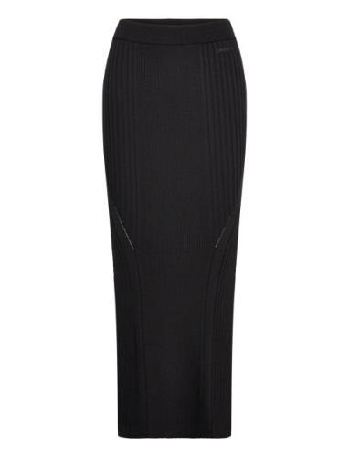 Iconic Rib Maxi Skirt Calvin Klein Black