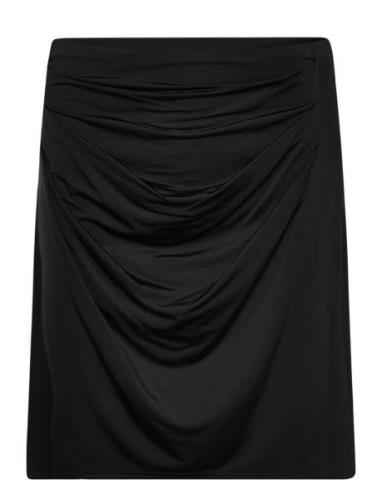 Cupro Skirt Rosemunde Black