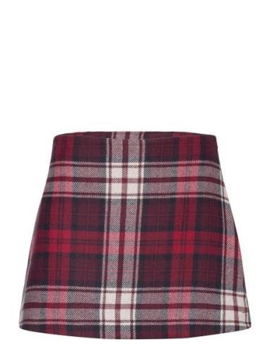 Tartan Mini Skirt Tommy Hilfiger Red