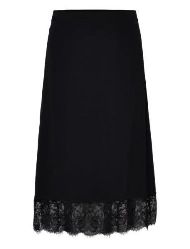 Lace Midi Skirt Tommy Hilfiger Black