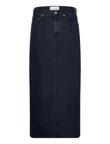 Maxi Skirt Calvin Klein Jeans Blue