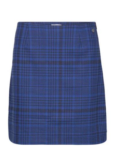 Belek Check Skirt Tamaris Apparel Blue