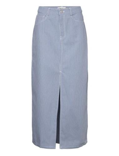 Onlmerle Hw Lon Slit Stripe Skirt Cc Pnt ONLY Blue