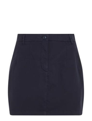 Cotton Gmd Chino Skirt Tommy Hilfiger Navy