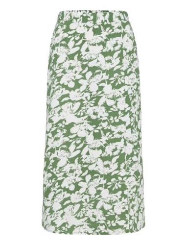 Vmfrej H/W 7/8 Pencil Skirt Wvn Exp Vero Moda Green