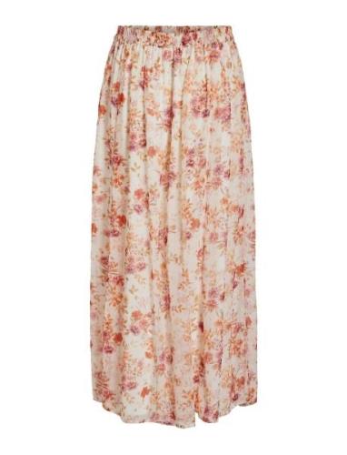 Vifalia Hw Maxi Skirt/Dc/Ka Vila Cream