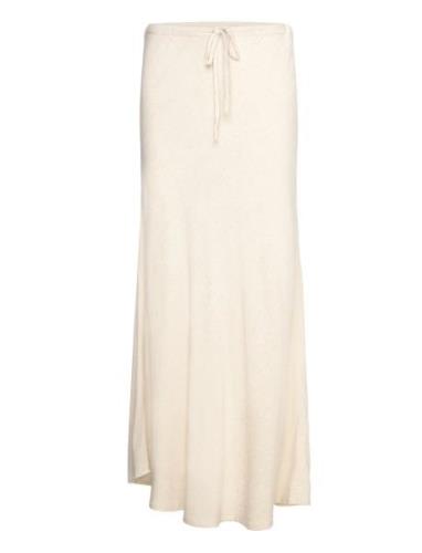 Lerke Maxi Skirt A-View Cream