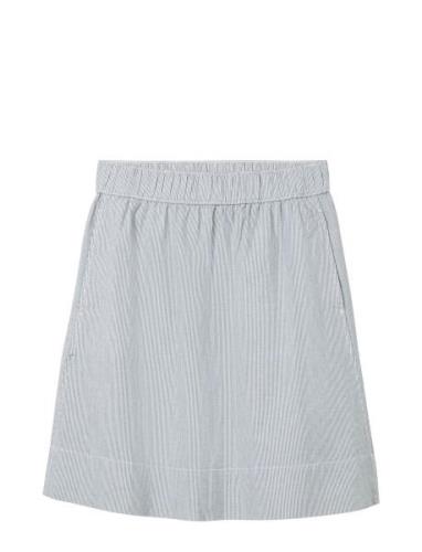 Skirt Striped Tom Tailor Blue