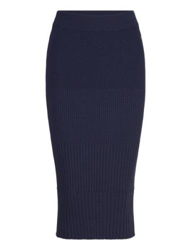 Cecina Rib Knit Skirt Tamaris Apparel Navy