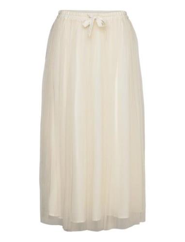 Tulle Skirt A-View Cream