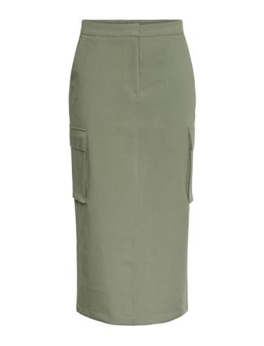 Yaspocka Hmw Midi Skirt YAS Khaki