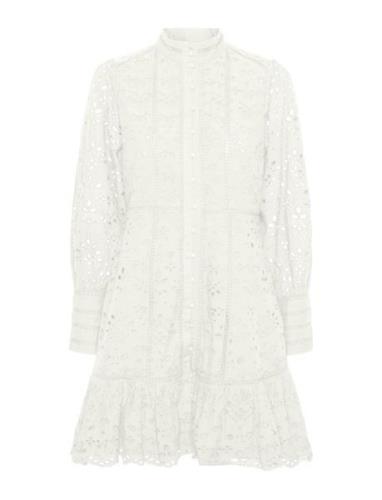 Yasalessia Ls Dress S. Noos YAS White