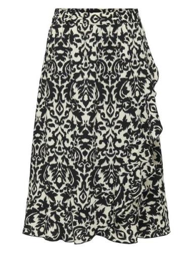 Onlcarly Flounce Long Skirt Wvn Noos ONLY Black