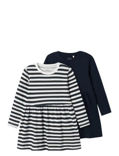 Nmfvivia Ls Dress 2P Noos Name It Navy